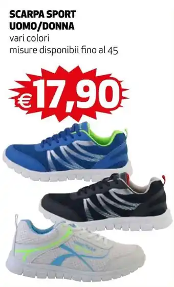 Ipercoop Scarpa Sport Uomo/Donna offerta