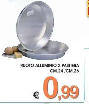 Deter Shop Ruoto Alluminio X Pastiera 24 cm. / 26 cm offerta