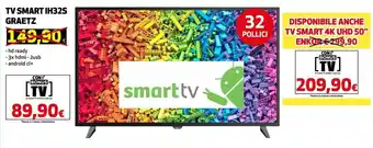 Ipercoop Graetz TV Smart 32" IH32S offerta