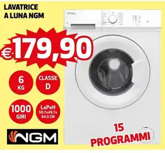 Ipercoop NGM Lavatrice a Luna offerta