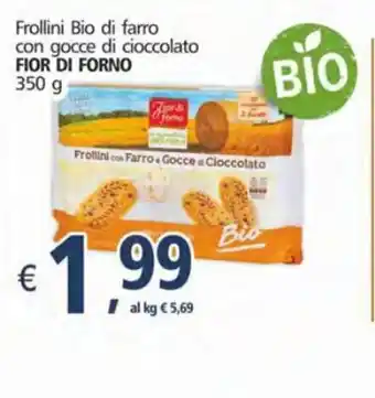 Alter Discount Fior Di Forno Frollini Bio farro con gocce di cioccolato 350g offerta