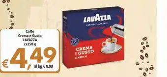 Alter Discount Lavazza Caffé Crema e Gusto 2x250g offerta