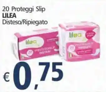 Lilea 20 Proteggi Slip Disteso/Ripiegato