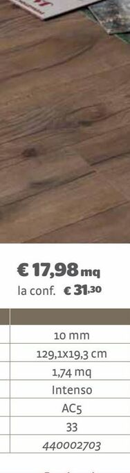 Bricocenter Pavimento orebro toni scuri 10mm passaggio: intenso offerta