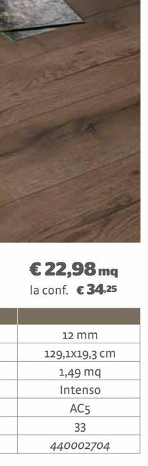Bricocenter Pavimento orebro toni scuri 12mm passaggio: intenso offerta