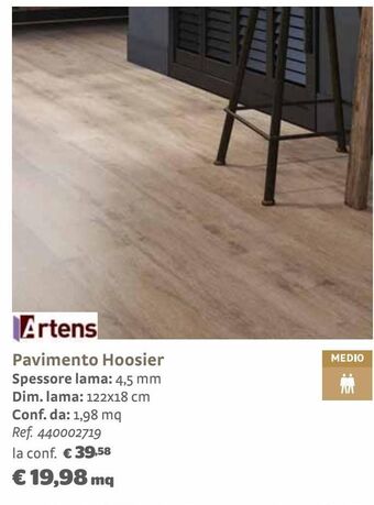 Bricocenter Pavimento hoosier spessore lama: 4,5mm offerta