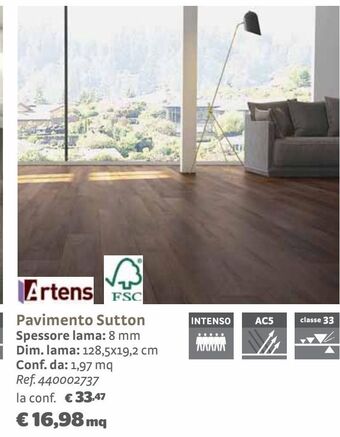Pavimento sutton 8mm