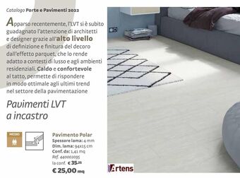 Pavimento polar spessore lama: 4mm