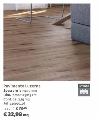 Bricocenter Pavimento luzerna spessore lama: 5mm offerta