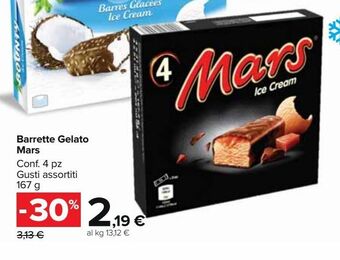 Carrefour Market Barrette gelato mars offerta