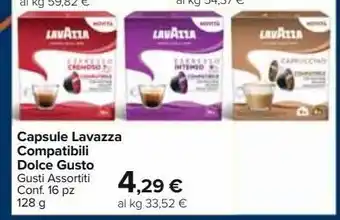 Carrefour Market Capsule lavazza compatibili dolce gusto offerta
