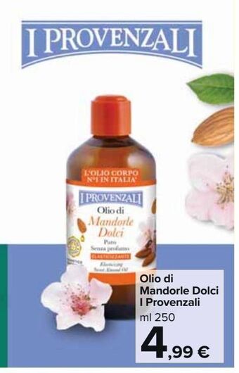 Carrefour Market Olio di mandorle dolci i provenzali offerta