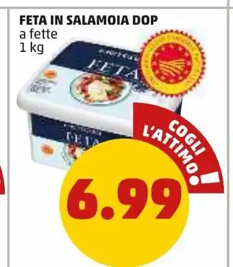 Feta in salamoua dop a fette 1kg