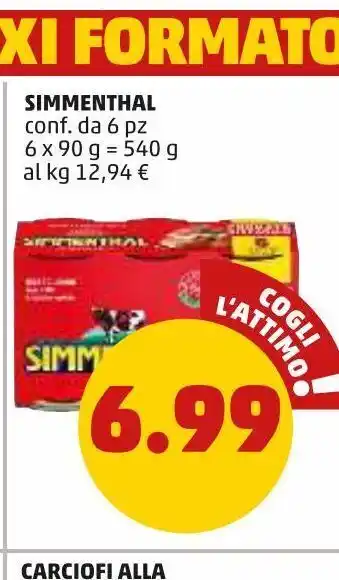 PENNY Simmenthal conf. da 6pz offerta