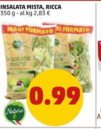 PENNY Insalata mista, ricca 350g offerta