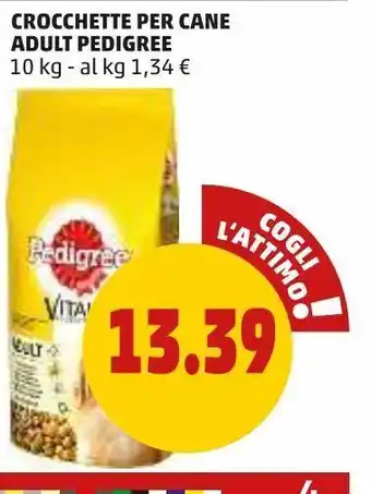 PENNY Crocchette per cani pedigree 10kg offerta