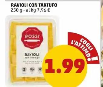 PENNY Ravioli con tartufo 250g offerta