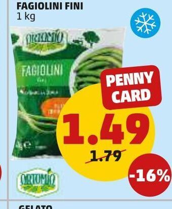 PENNY Fagiolini fini 1kg offerta