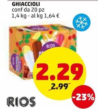 PENNY Ghiaccioli offerta