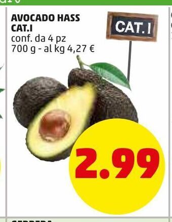 PENNY Avocado hass cat.i offerta