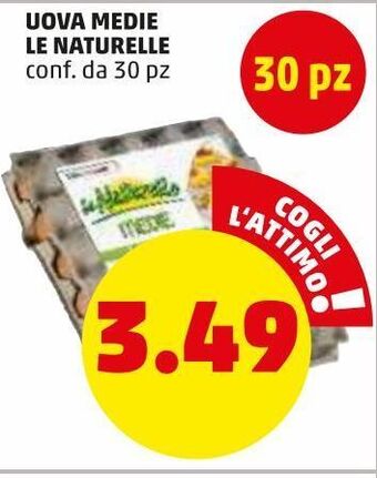 Uova medie le naturelle