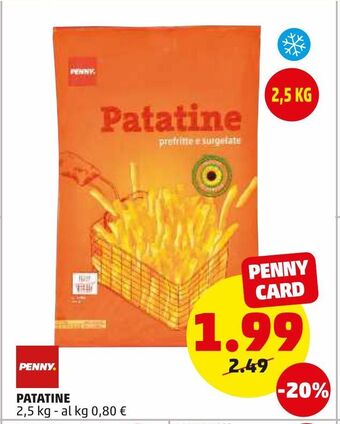 PENNY Patatine offerta