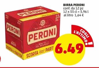 PENNY Birra peroni offerta