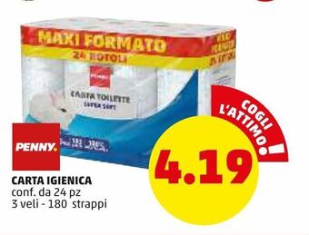 PENNY Carta igienica offerta