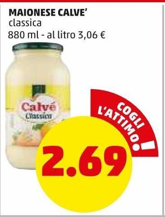 PENNY Maionese calve' offerta