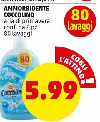 PENNY Ammorbidente coccolino offerta