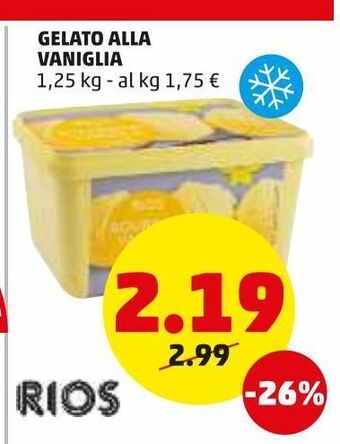 PENNY Gelato alla vaniglia offerta