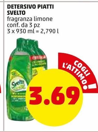 PENNY Detersivo piatti svelto offerta