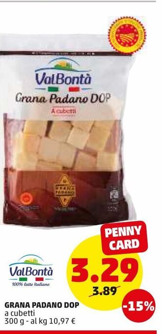 PENNY Grana padano dop offerta