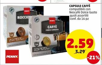 PENNY Capsule caffe' offerta