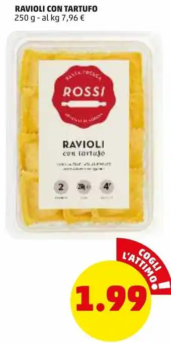 PENNY Ravioli con tartufo offerta