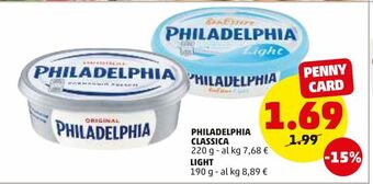 PENNY Philadelphia classica offerta
