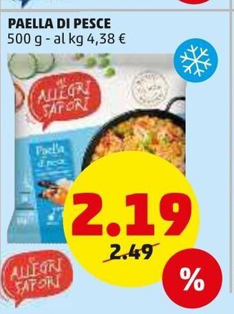 PENNY Paella di pesce offerta