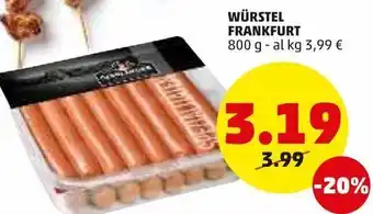 PENNY Wurstel frankfurt offerta
