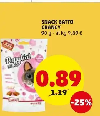 PENNY Snack gatto crancy offerta