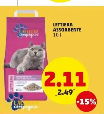PENNY Lettiera assorbente offerta
