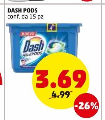 PENNY Dash pods offerta