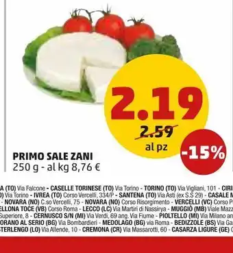 PENNY Primo sale zani offerta