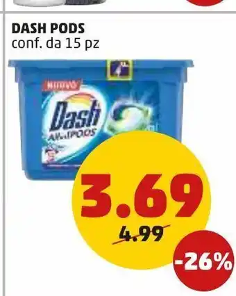 PENNY Dash pods conf. da 15pz offerta
