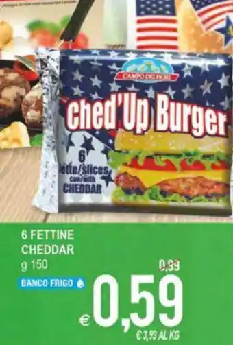 MD Discount 6 Fettine Cheddar 150 g offerta