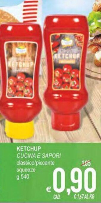 MD Discount Cucina e Sapori Ketchup 540 g offerta