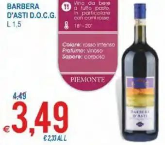 Barbera D'Asti D.O.C.G. 1,5 lt