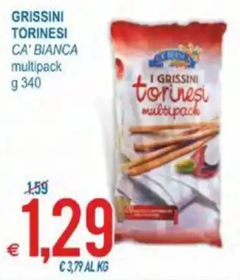 MD Discount Ca'Bianca Grissini Torinesi 340 g offerta