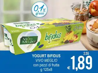 MD Discount Vivo Meglio Bifidus Yogurt 125 g x 8 offerta
