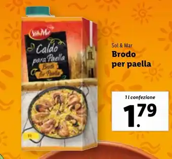 Lidl Sol & Mar Brodo per paella offerta