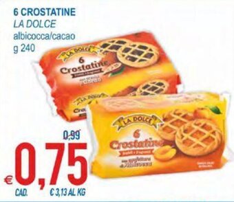 MD Discount La Dolce 6 Crostatine 240 g offerta